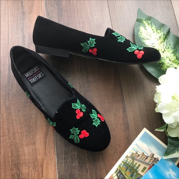 Mootsies Tootsies Shoes - Mootsies Tootsies Velvet Holiday Flats